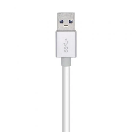 Aisens Conversor USB 3.0 a Ethernet Gigabit A106-0504, Plata